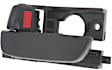 Rear, Driver Side Textured Black Interior Door Handle