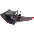 Driver Side, Outer Tail Light, with Bulb, Halogen, Clear and Red Lens, Production Date To September 6 2012