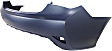 Rear Primed Bumper Cover, Except Hybrid Model