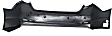 Rear Primed Bumper Cover, Except Hybrid Model, With Parking Aid Sensor Holes