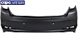 Rear Primed Bumper Cover, Except Hybrid Model, With Parking Aid Sensor Holes, CAPA Certified