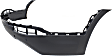 Rear, Lower Bumper Cover, Textured, Except Sport Model, With Parking Aid Sensor Holes, Without Blind Spot Detection Holes