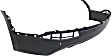 Rear, Lower Bumper Cover, Textured, Except Sport Model, With Parking Aid Sensor Holes, Without Blind Spot Detection Holes