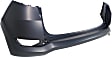 Rear, Upper Primed Bumper Cover, Without Parking Aid Sensor Holes, CAPA Certified