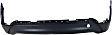 Rear, Lower Bumper Cover, Textured, Without Blind Spot Detection, CAPA Certified