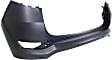 Rear, Upper Primed Bumper Cover, With Parking Aid Sensor Holes, CAPA Certified