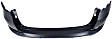 Rear, Upper Primed Bumper Cover, With Parking Aid Sensor Holes, CAPA Certified