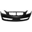 Front Primed Bumper Cover, For Models Without Sport Package, (Convertible 09-09)/Coupe, Without Parking Aid Sensor Holes, Without Fog Light Holes, CAPA Certified