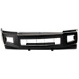 Front Primed Bumper Cover, With Fog Light Holes, Without Parking Aid Sensor Holes, CAPA CERTIFIED
