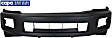 Front Primed Bumper Cover, With Fog Light Holes, Without Parking Aid Sensor Holes, CAPA CERTIFIED