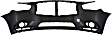 Front Primed Bumper Cover, For Models Without Premium Package, With Fog Light Holes, Without Parking Aid Sensor Holes, CAPA CERTIFIED