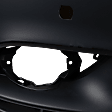Front Primed Bumper Cover, For Models With Premium Package, With Fog Light Holes, With Parking Aid Sensor Holes