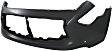 Front Primed Bumper Cover, For Models With Premium Package, With Parking Aid Sensor Holes, Without Fog Light Holes, With Navigation System