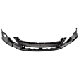 Front Primed Bumper Cover, Without Navigation System, Without Parking Aid Sensor Holes, Without Fog Light Holes, Without Navigation System