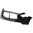 Front Primed Bumper Cover, Without Navigation System, Without Parking Aid Sensor Holes, Without Fog Light Holes, Without Navigation System