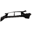 Front Primed Bumper Cover, Without Navigation System, Without Parking Aid Sensor Holes, Without Fog Light Holes, Without Navigation System