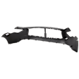 Front Primed Bumper Cover, Without Navigation System, Without Parking Aid Sensor Holes, Without Fog Light Holes, Without Navigation System
