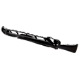 Front, Lower Textured Bumper Cover, Base Model, Without Parking Aid Sensor Holes