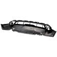 Front, Lower Textured Bumper Cover, Base Model, Without Parking Aid Sensor Holes