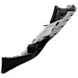 Front, Lower Textured Bumper Cover, Base Model, Without Parking Aid Sensor Holes