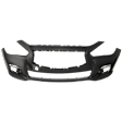 Front Primed Bumper Cover, Except Sport Model, Without Parking Aid Sensor Holes