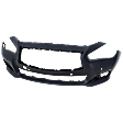 Front Primed Bumper Cover, For Models with Object Sensors, Except Sport Models, CAPA Certified