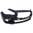 Front Primed Bumper Cover, For Models with Object Sensors, Except Sport Models, CAPA Certified