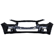 Front Primed Bumper Cover, For Models with Object Sensors, Except Sport Models, CAPA Certified