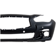 Front Primed Bumper Cover, For Models with Object Sensors, Except Sport Models, CAPA Certified