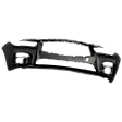 Front Primed Bumper Cover, Sport Model, Without Parking Aid Sensor Holes