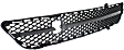 Sedan Front, Center Bumper Grille, Textured Gray