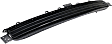 Front Bumper Grille, Textured Black