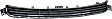 Front Bumper Grille, Textured Black