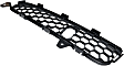 Front, Passenger Side Bumper Grille, Textured Black