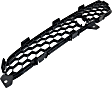 Front, Passenger Side Bumper Grille, Textured Black