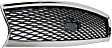 Grille Chrome Shell with Painted Gray Insert