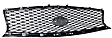 Grille Chrome Shell with Painted Gray Insert