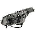 Passenger Side Headlight, with Bulb, HID/Xenon, with HID bulb and ballast, Sedan, without Adaptive Frontlighting System
