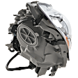 Passenger Side Headlight, with Bulb, HID/Xenon, with HID bulb and ballast, Sedan, without Adaptive Frontlighting System
