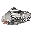 Passenger Side Headlight, with Bulb, Halogen, Clear Lens