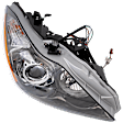 Passenger Side Headlight, with Bulb, HID/Xenon, with HID bulb and ballast, 6 Cyl., 3.7L Engine