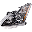 2014-2015 Infiniti Q60 - Driver Side Headlight, with Bulb, HID/Xenon, with HID bulb and ballast, 6 Cyl., 3.7L Engine