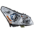 Passenger Side Headlight, with Bulb, HID/Xenon, with HID bulb and ballast