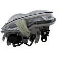 Passenger Side Headlight, with Bulb, HID/Xenon, with HID bulb and ballast