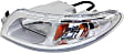 Driver Side Headlight, with Bulb, Halogen, Clear Lens, Base Model