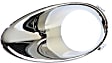 Driver Side Fog Light Trim, Chrome