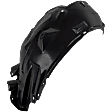 Front, Passenger Side, Rear Section Fender Liner, Convertible/Coupe, With or Without Premium Package