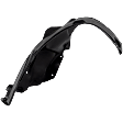 Front, Passenger Side, Rear Section Fender Liner, Convertible/Coupe, With or Without Premium Package