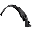Front, Passenger Side, Rear Section Fender Liner, Convertible/Coupe, With or Without Premium Package
