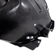 Front, Passenger Side, Rear Section Fender Liner, Convertible/Coupe, With or Without Premium Package